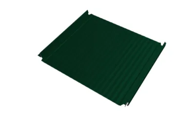 Кликфальц Double Pro Гофр  Line Grand Line 0,45 Drap с пленкой на замках RAL 7024 мокрый асфальт