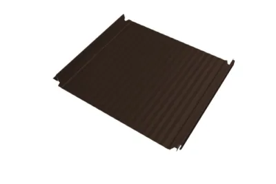 Кликфальц Double Pro Гофр  Line Grand Line 0,45 Drap с пленкой на замках RAL 9005 черный
