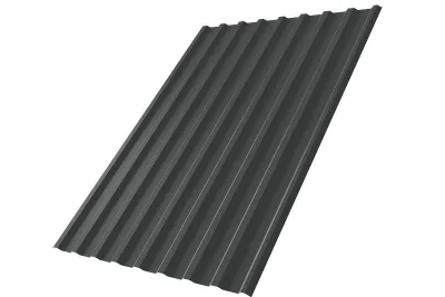 Профнастил С20R 0,5 PurPro матовый 275 RAL 7016 антрацитово-серый