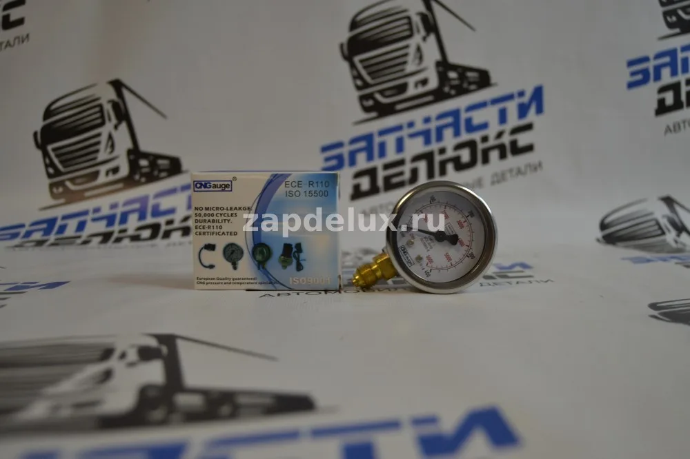 Манометр CNGAUGE В207А нерж. боковой коннектор IP-67