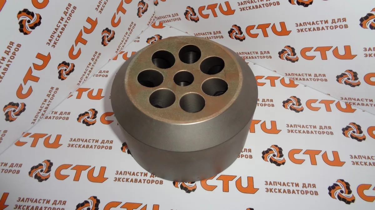 Блок цилиндров XJDD-00230 гидромотора хода(КПП) экскаватора Hyundai R140W