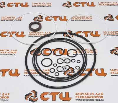 Набор уплотнений (ремкомплект) XKAY-02491, XKAY-00413 гидромотора хода экскаватора HYUNDAI R55, R60