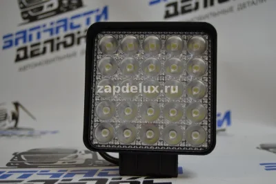 Фара светодиодная 25 диодов, 75W, квадратная,направленный свет, 12,24В, AE75S-25LED-42HC (09.2228)