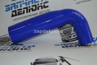 Патрубок радиатора нижний (силикон) синий (Ф6548х280135) 53605М-1303026