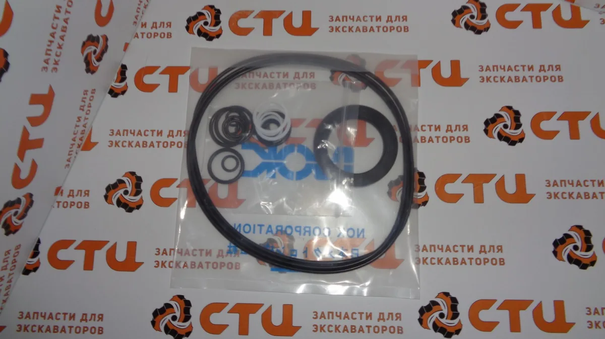 Набор уплотнений (ремкомплект) XKAY-01517 гидромотора поворота экскаватора HYUNDAI R210LC9, R210LC9BC, R210LC9BH, R210NLC9, R210W-9, R210W9A, R210W9AMH, R210W9MH, R210W9S, R220LC9A, R220NLC9A, R235LCR9, R235LCR9A, R480C9MH, R480LC9, R480LC9A, R480LC9S, R5