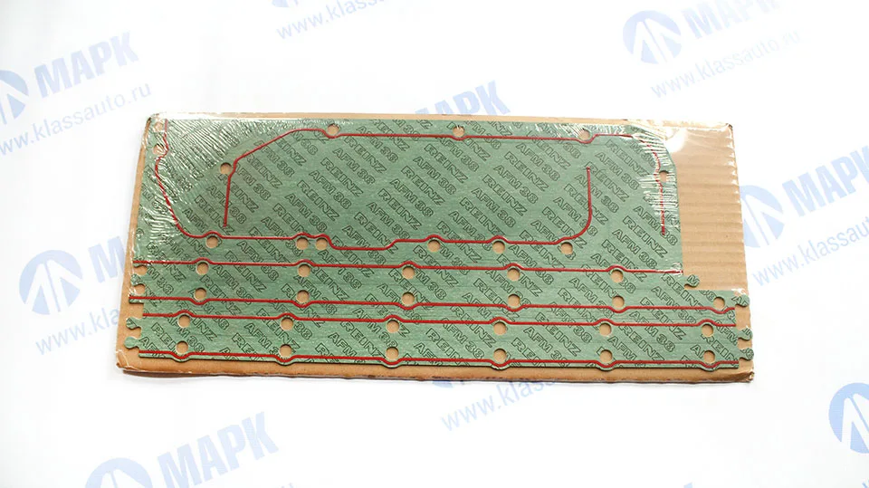 Прокладка картера (поддона) из 4-х.частей (паронит) A4570140222 а/м КамАЗ 5490/ MB OM457 (DT)
