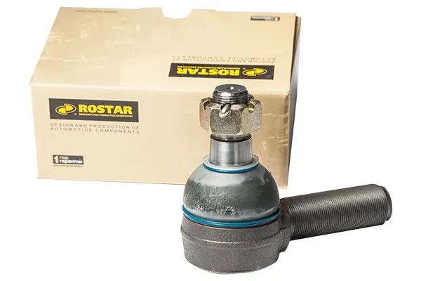Наконечник рулевой левый (M30x1.5/M24x1.5/27 L=122) (ЖЁЛТАЯ УПАКОВКА) (Ростар)