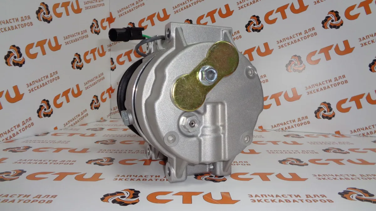 Компрессор кондиционера 11Q6-90040 (АНАЛОГ) экскаватора Hyundai 9-й серии