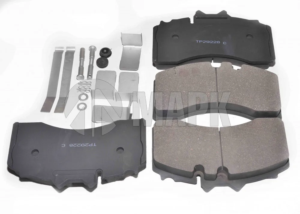 Колодки дисковые 29228 (С) с рем/компл., (210.8x114.5x30) BPW TSB4309 (КЕРАМИКА)