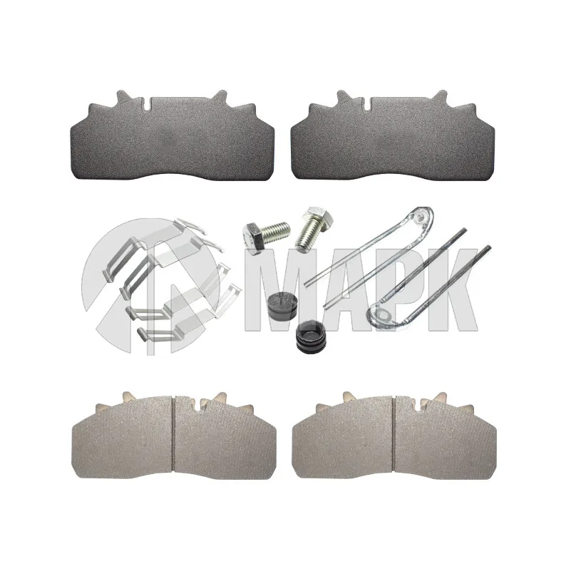 Колодки дисковые 29125 (29277) с установочным комплектом (250х111х29) Volvo FH/FM (UNIX)