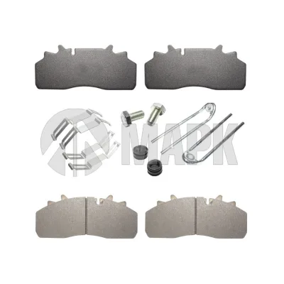 Колодки дисковые 29125 (29277) с установочным комплектом (250х111х29) Volvo FH/FM (UNIX)