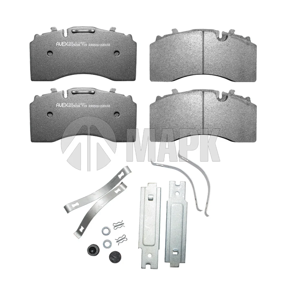 Колодки дисковые 29228 с установочным комплектом (210.8x114.5x30) BPW TSB4309 (AVEX)