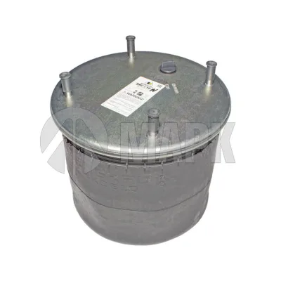 Пневморессора 810MB без стакана (2 шп. M12 смещ.25 1отв.-шт.M22) (BERGKAU)