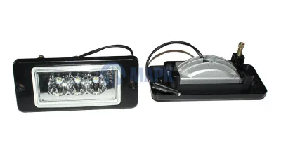 Фара противотуманная ЕВРО а/м КАМАЗ (рестайл.) 3 LED светодиодная 15W (ZK-04-159)