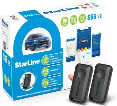 StarLine S66 v2 BT 2CAN+4LIN 2SIM GSM