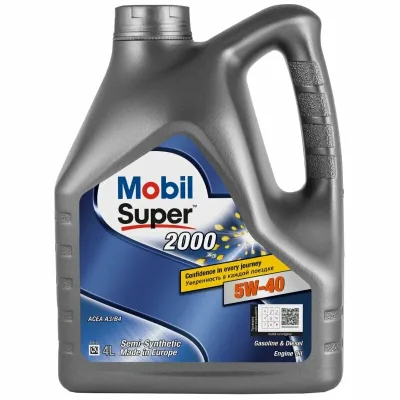 Масло MOBIL SUPER 2000 X1 5W40 A3/B3 4л