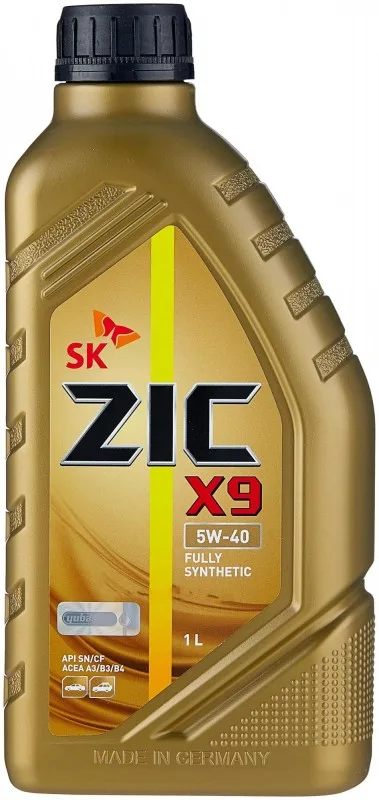 Масло ZIC X9 5W40 1л.