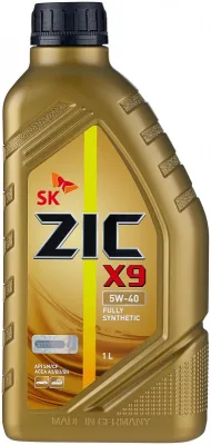 Масло ZIC X9 5W40 1л.