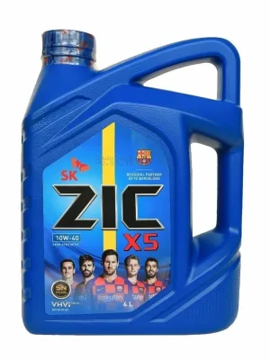 Масло ZIC X5 10W40 4л.