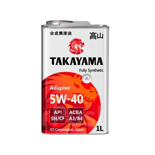 Масло TAKAYAMA Adaptec 5W40 1л.