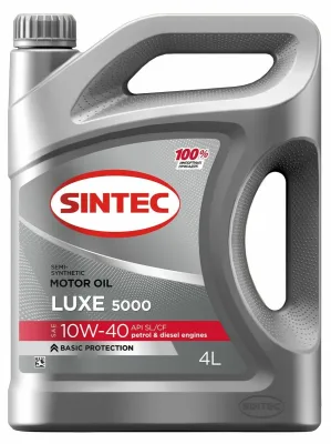 Масло моторное 10W40 SINTEC LUXE 5000 SL/CF 4л