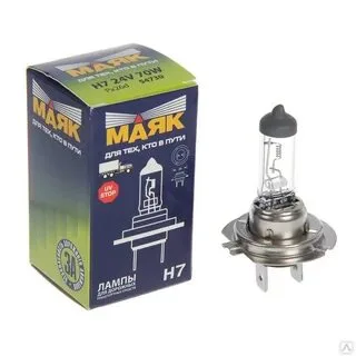 Лампа 24V H7 70W галоген МАЯК