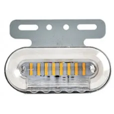 Фонарь маркерный с подсветкой колеса №52 12-24V белый большой