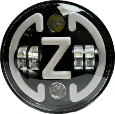 Фара диодная КАМАЗ Нива 12-24V LED (Z) ближ+дальн+обод