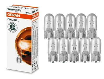 Лампа 12V W5W доп. освещ. OSRAM