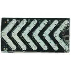 Фонарь маркерный Стрелка бегущая желтая 24V