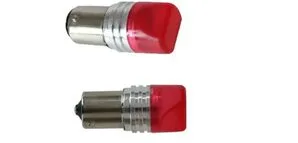 Светодиод 24V T25 9SMD Red Strob матовая линза