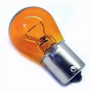 Лампочка поворотов желтая 24V PY21W смещ