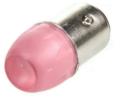 Лампа 24V Т15 3SMD диод крас матов