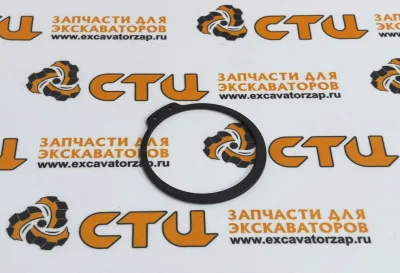 Кольцо стопорное S601-070004 пальца (крепления поворотной "бабки" к раме) экскаватора погрузчика Hyundai H940S