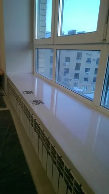 Подоконники из искусственного камня