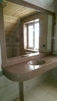 Гарнитур в ванную из искусственного камня