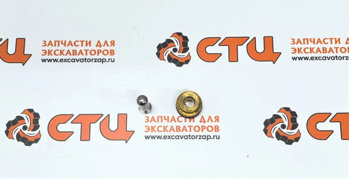 Плунжер в сборе XKAY-00052 + XKAY-02245 + XKAY-02178 + XKAY-02304 (шток, толкатель, втулка с уплотнениями) джойстика экскаватора HYUNDAI HW140, HW210, HX140L, HX160L, HX180L, HX220L, HX220NL, HX235L, HX260L, HX300L, HX330L, HX380L, HX430L, HX480L, HX520L,