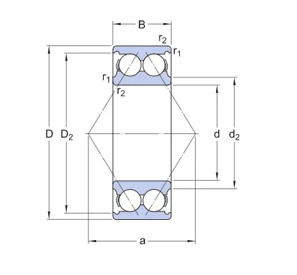 Подшипник 3307 A-2RS1TN9 SKF