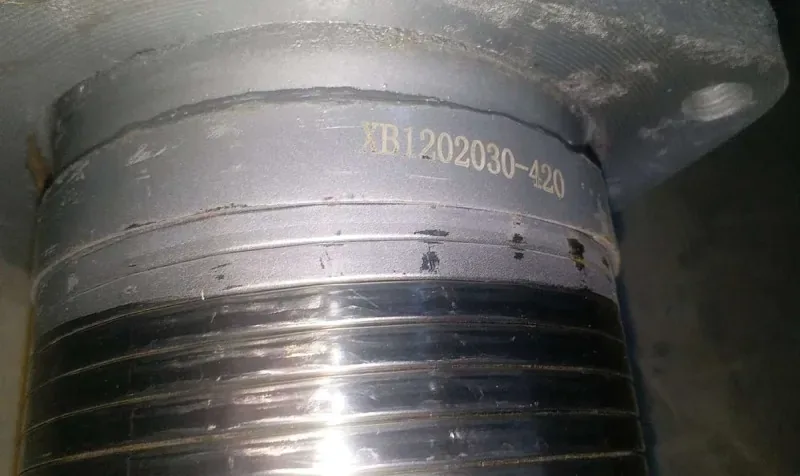 Гофра выхлопной системы FAW J6 (фланец-хомут, L=350мм)