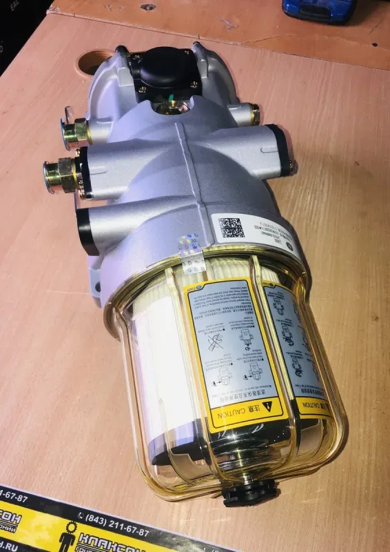 Насос топливоподкачивающий сепаратора FAW J6 (электрический) в сборе ОРИГИНАЛ