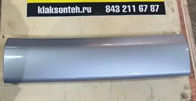 Накладка бампера переднего Shacman X6000 центральная (серая)