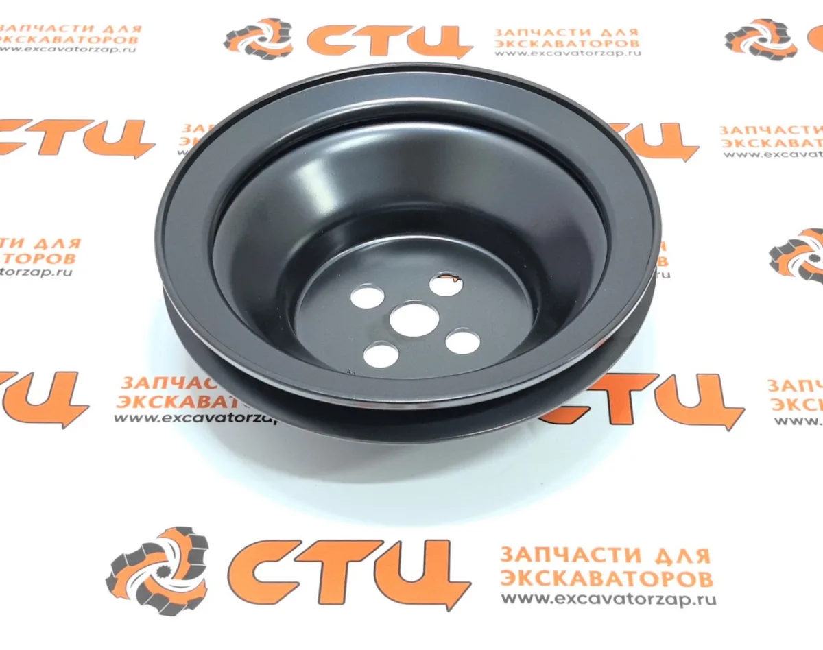 Шкив коленвала 3903826 двигателя экскаватора HYUNDAI R210W-9S