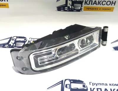 Фара противотуманная (ПТФ) HOWO T5G с поворотником правая LED