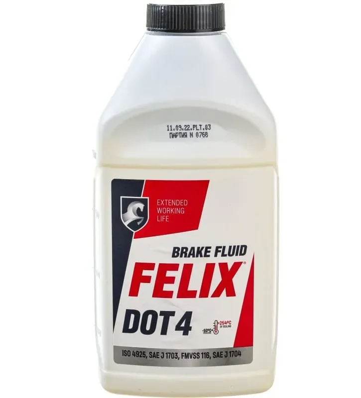 Жидкость тормозная FELIX ДОТ 455гр