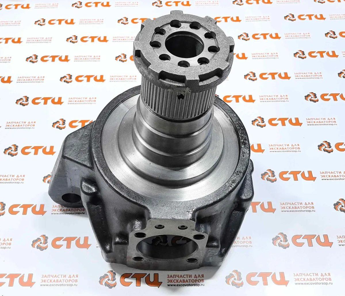 Кулак поворотный ZGAQ-02351 левый моста экскаватора HYUNDAI R200W7, R200W7A, R210W-9
