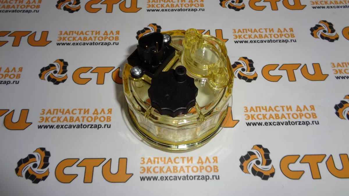 Стакан 110964-00020 топливного фильтра экскаватора Doosan DX140W, DX160W, DX170, DX190
