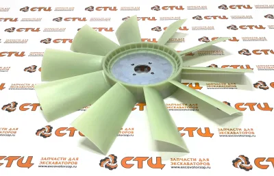Вентилятор 2485C518 (BorgWarner) охлаждения двигателя экскаватора погрузчика MST542, 544
