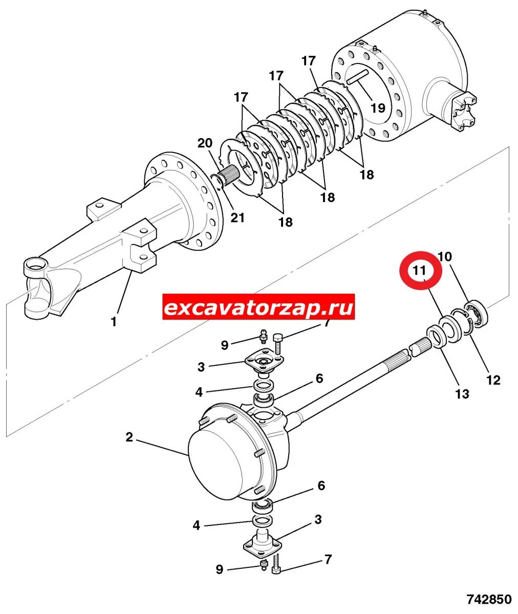 Сальник полуоси 904/50040, 904/50006, 46,15-80-16,5 46,15х80х16,5