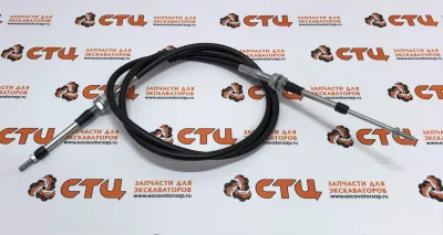 Трос 87557330 открытия челюсти ковша экскаватора погрузчика CASE 580SR, 590SR, 695SR