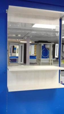Шкаф зеркальный Софи 600 дуб беленый ЭКО